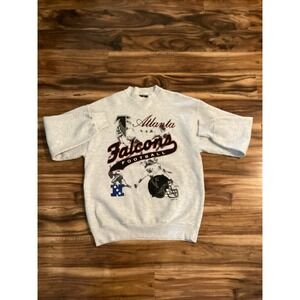 Vintage 1992 Signal Sports Atlanta Falcons Gray Sweatshirt Size XL Fast Shipping